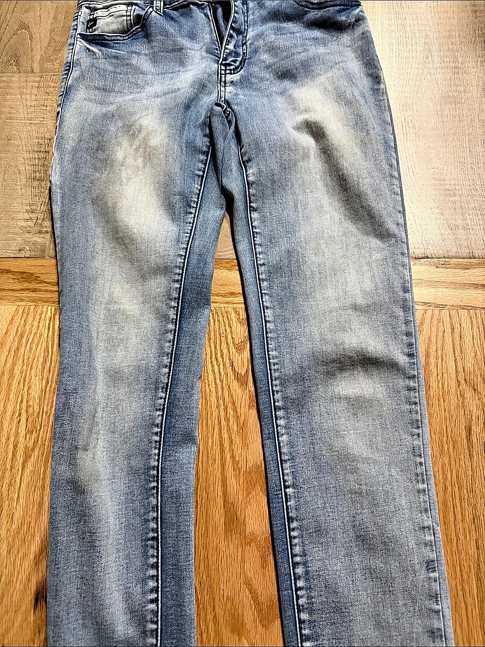 Kancan Women's Straight Leg Jeans Waist W9 in Blue
